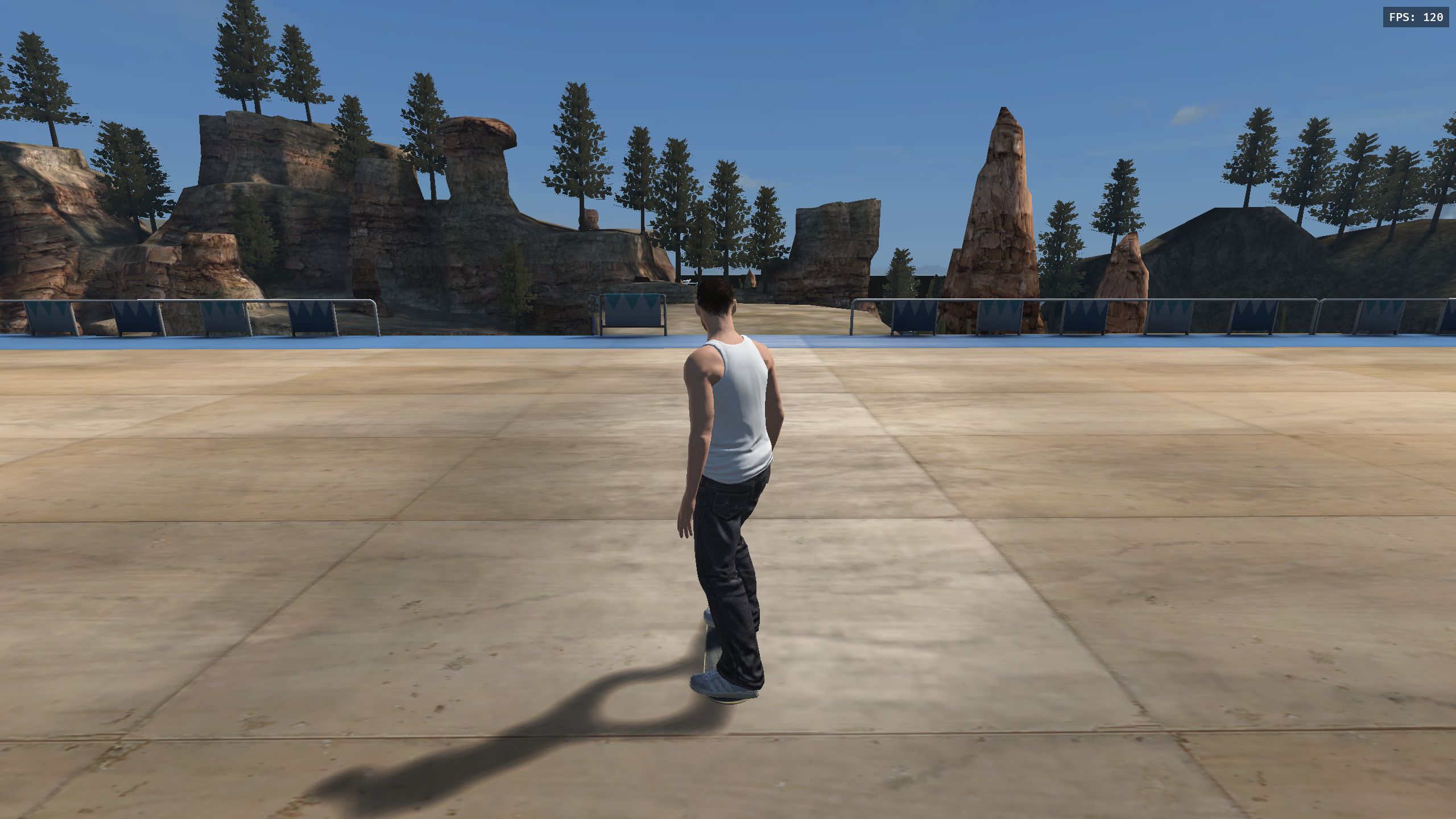 Skate browser project · Captured Freeskate gameplay